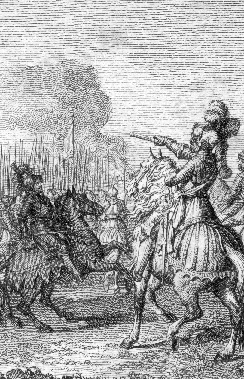 1303'te Kutsal İmparatorluktan I. Albert'in (1255-1308) temsili (1303'te Almanya'dan I. Albert) Gravür Johann Michael Mettenleiter (1765-1853) 1800 Özel koleksiyon by Johann Michael Mettenleiter