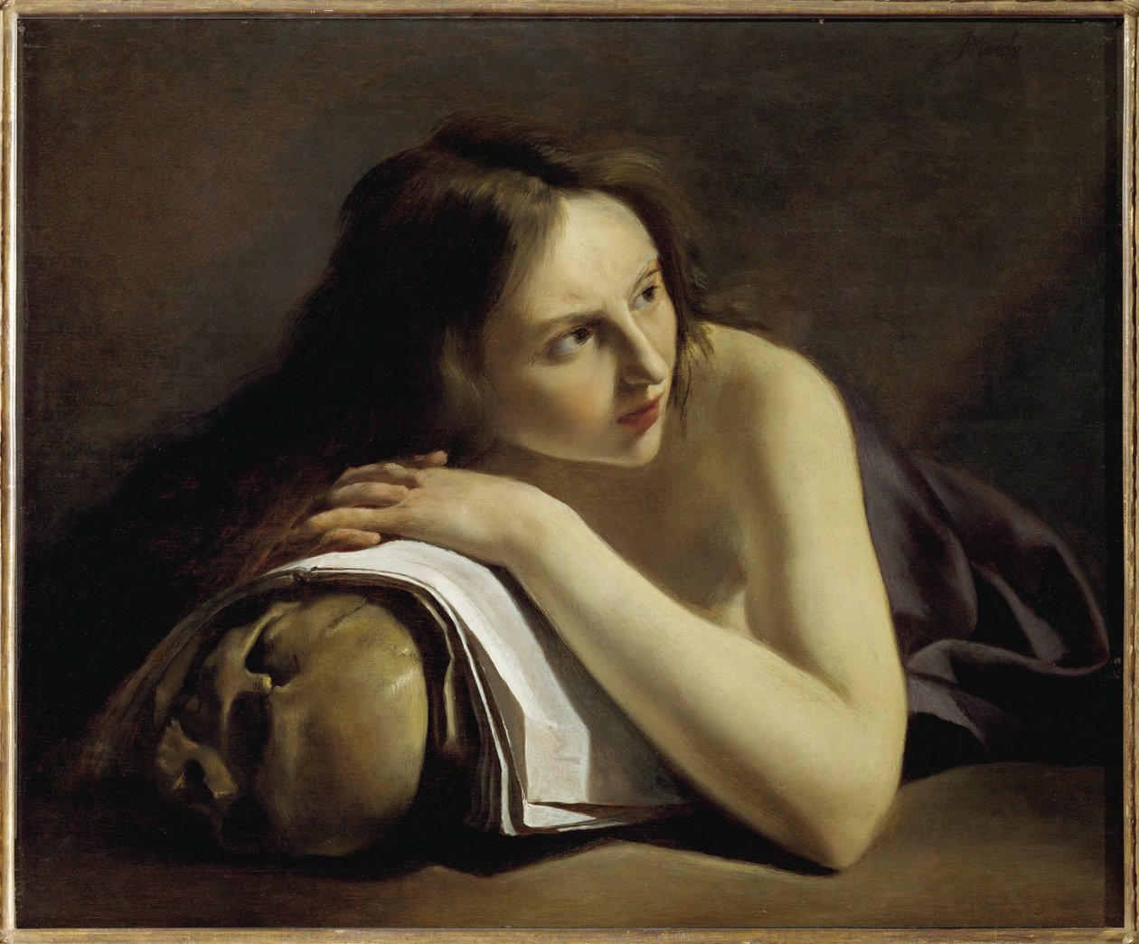 Mary Magdalen tövbekar (tuval üzerine resim) by Johann Moreelse