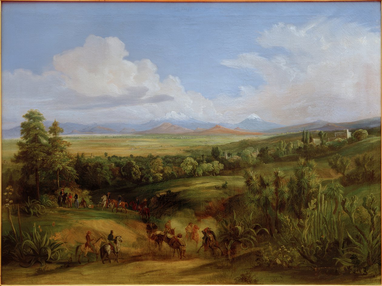Galapa, Pico de Orizaba ve Cofre de Perote by Johann Moritz Rugendas