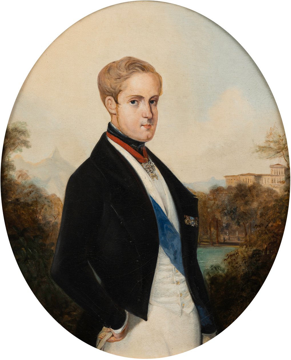 Brezilya İmparatoru II. Peter'ın Portresi 1825-1891, 1846. by Johann Moritz Rugendas