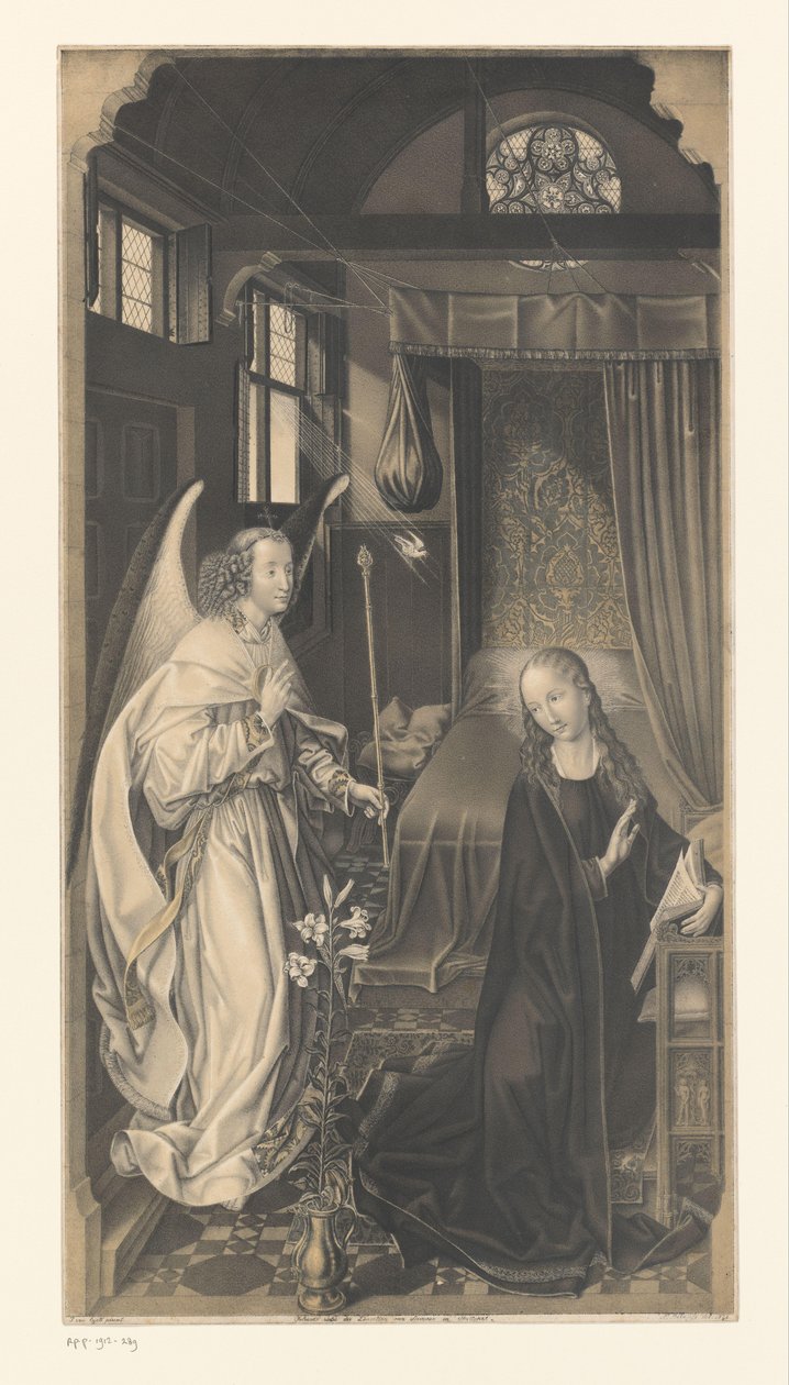 duyuru Boisserée kardeşlerin koleksiyonundan eserler (seri adı) Galerie des Frères Boisserée (dizi başlığı) by Johann Nepomuk Strixner