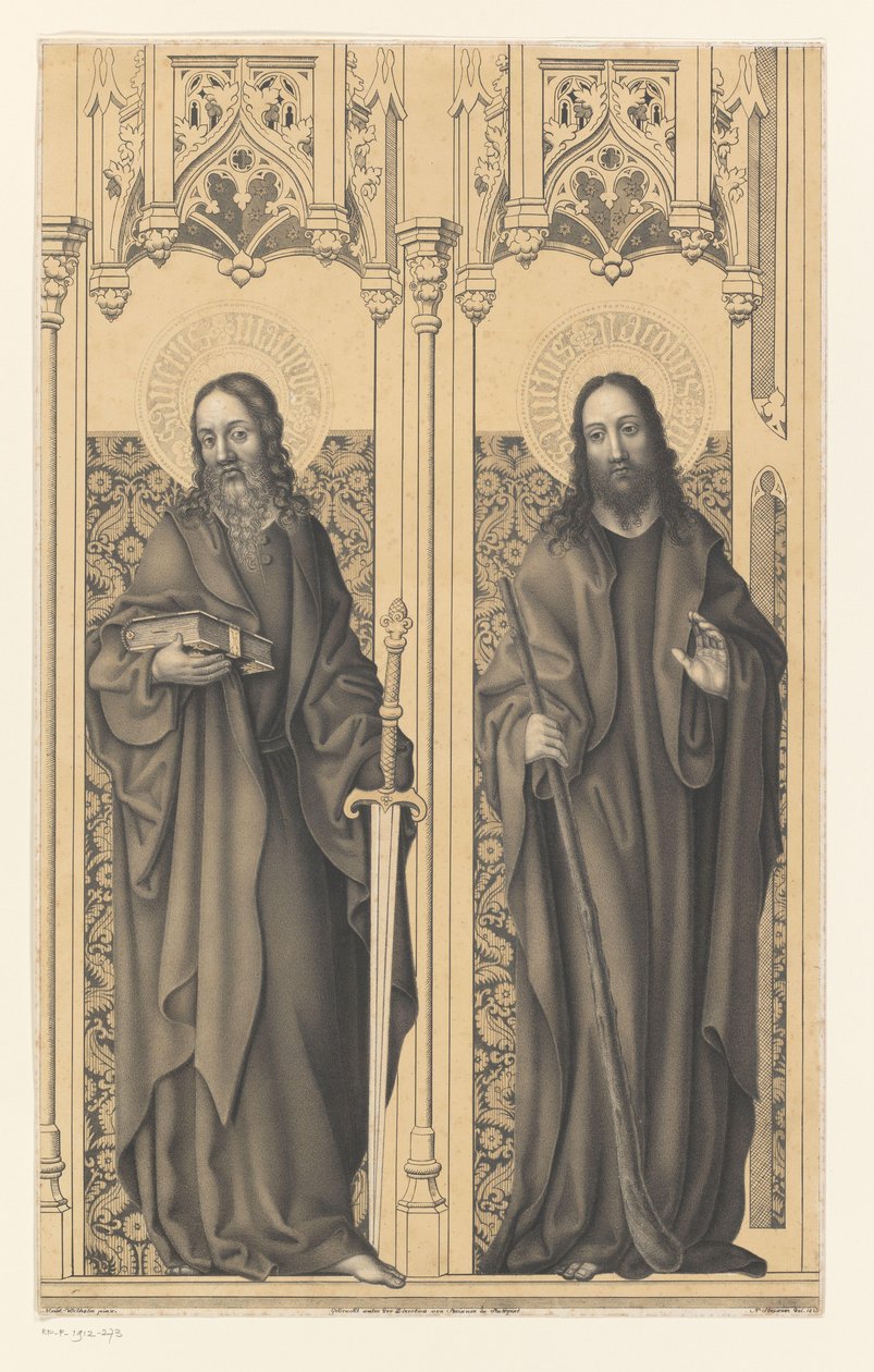 Aziz Matta ve James Boisserée kardeşlerin koleksiyonundan eserler (seri adı) Galerie des Frères Boisserée (dizi başlığı) by Johann Nepomuk Strixner