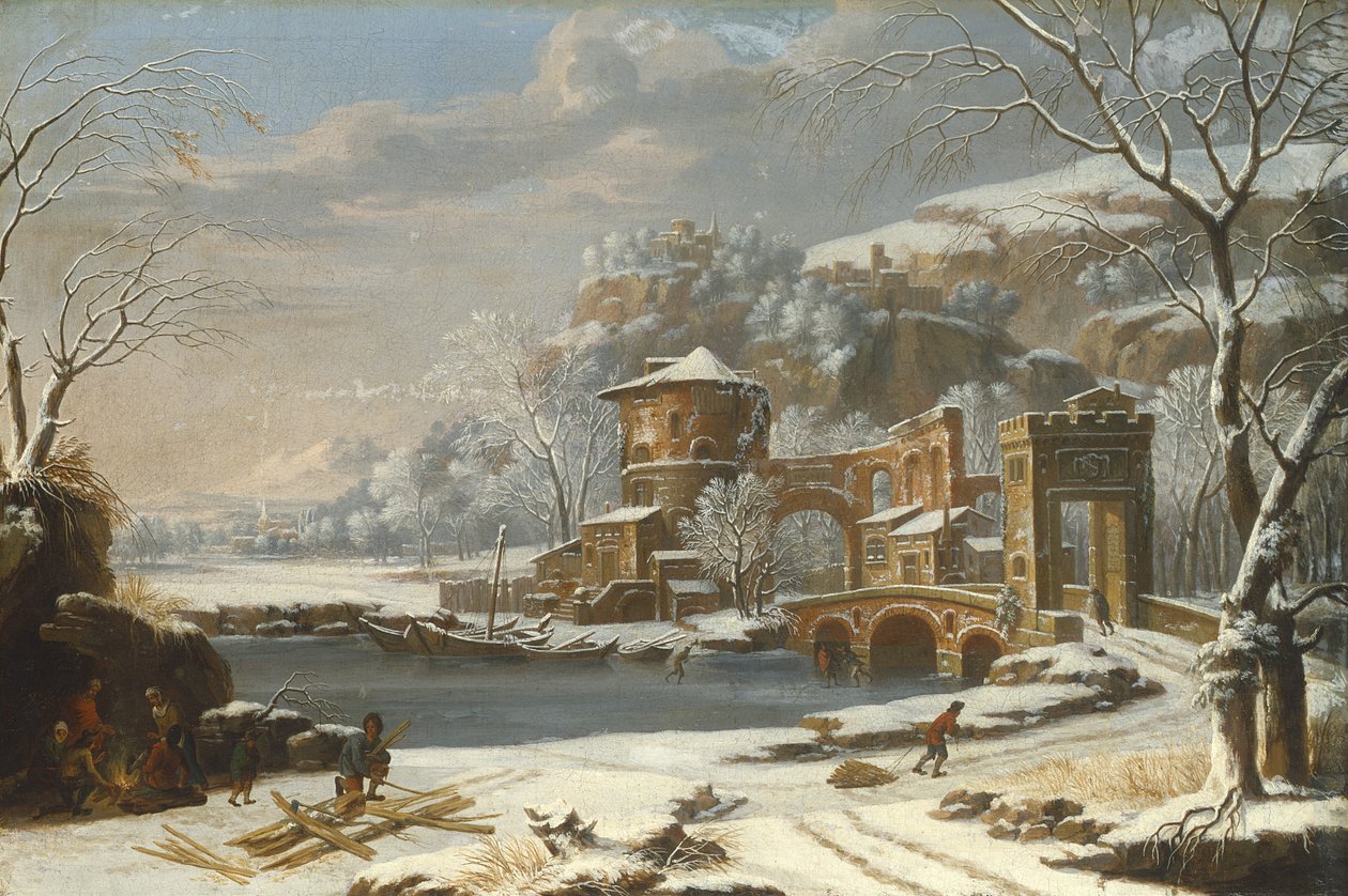 Kış Manzarası, 1674 by Johann Oswald Harms