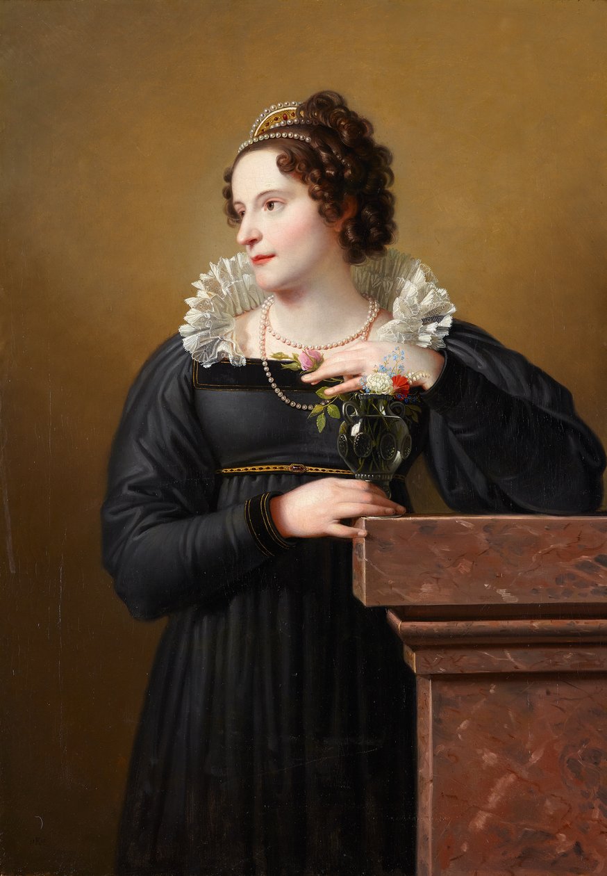 Florentina Troclet-Fautz'un Portresi by Johann Peter Krafft