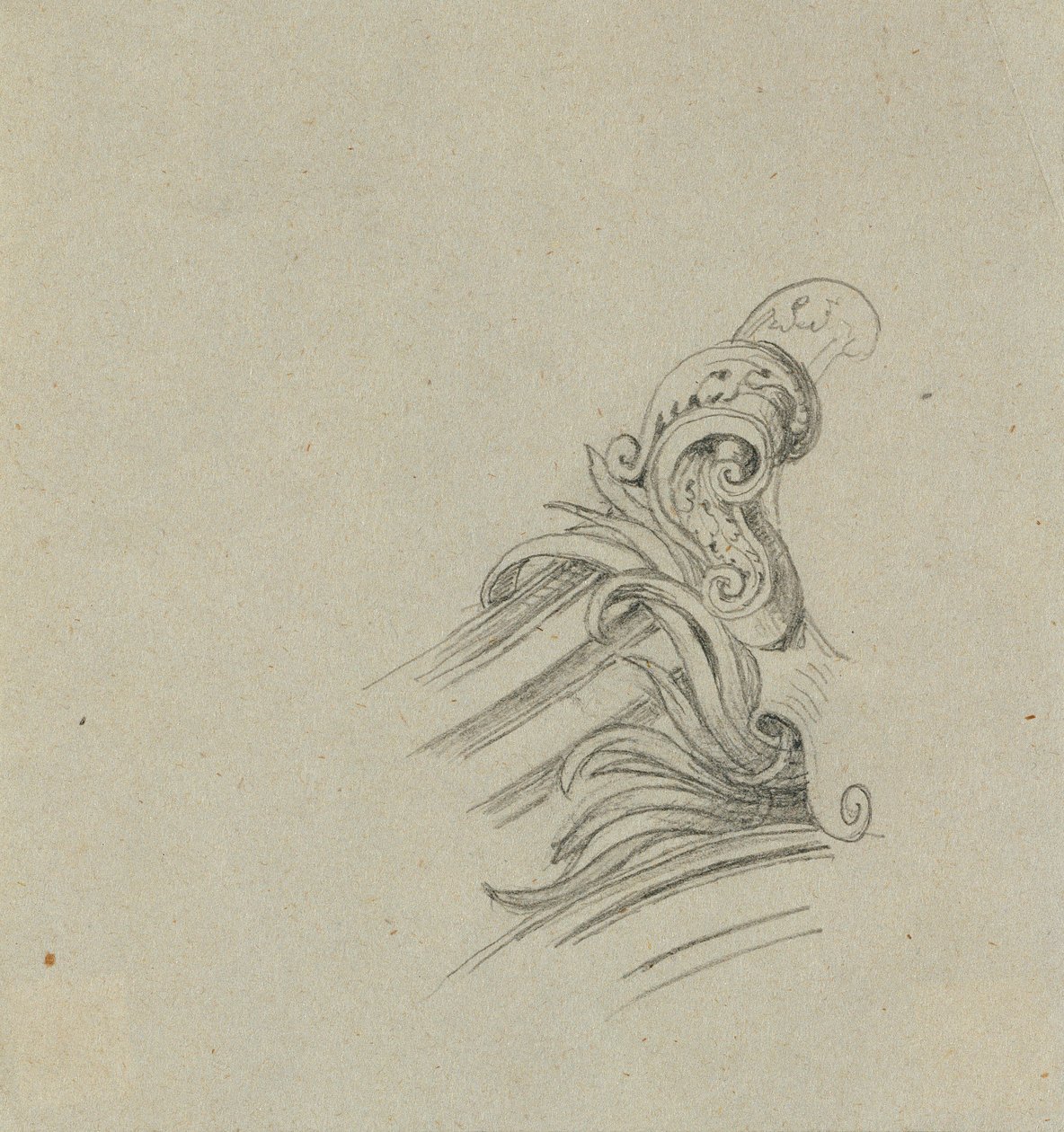 Yukarı Belvedere'nin şeftali bahçesindeki çeşme: detay by Johann Peter Krafft