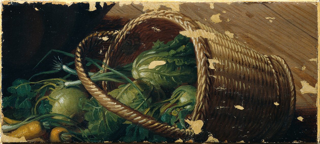 Sebze sepeti (parça) by Johann Peter Krafft