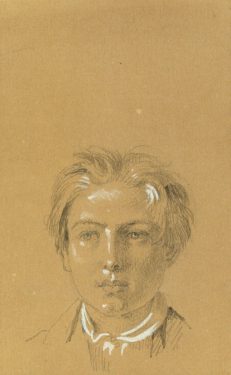 bir çocuğun başı by Johann Peter Krafft