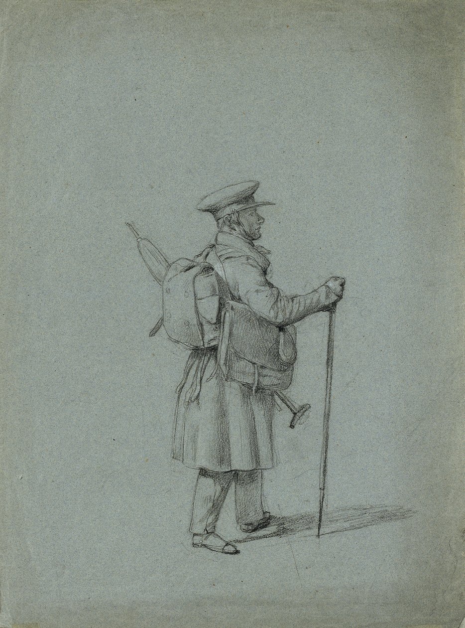 Gezici bir ressamın çalışması by Johann Peter Krafft