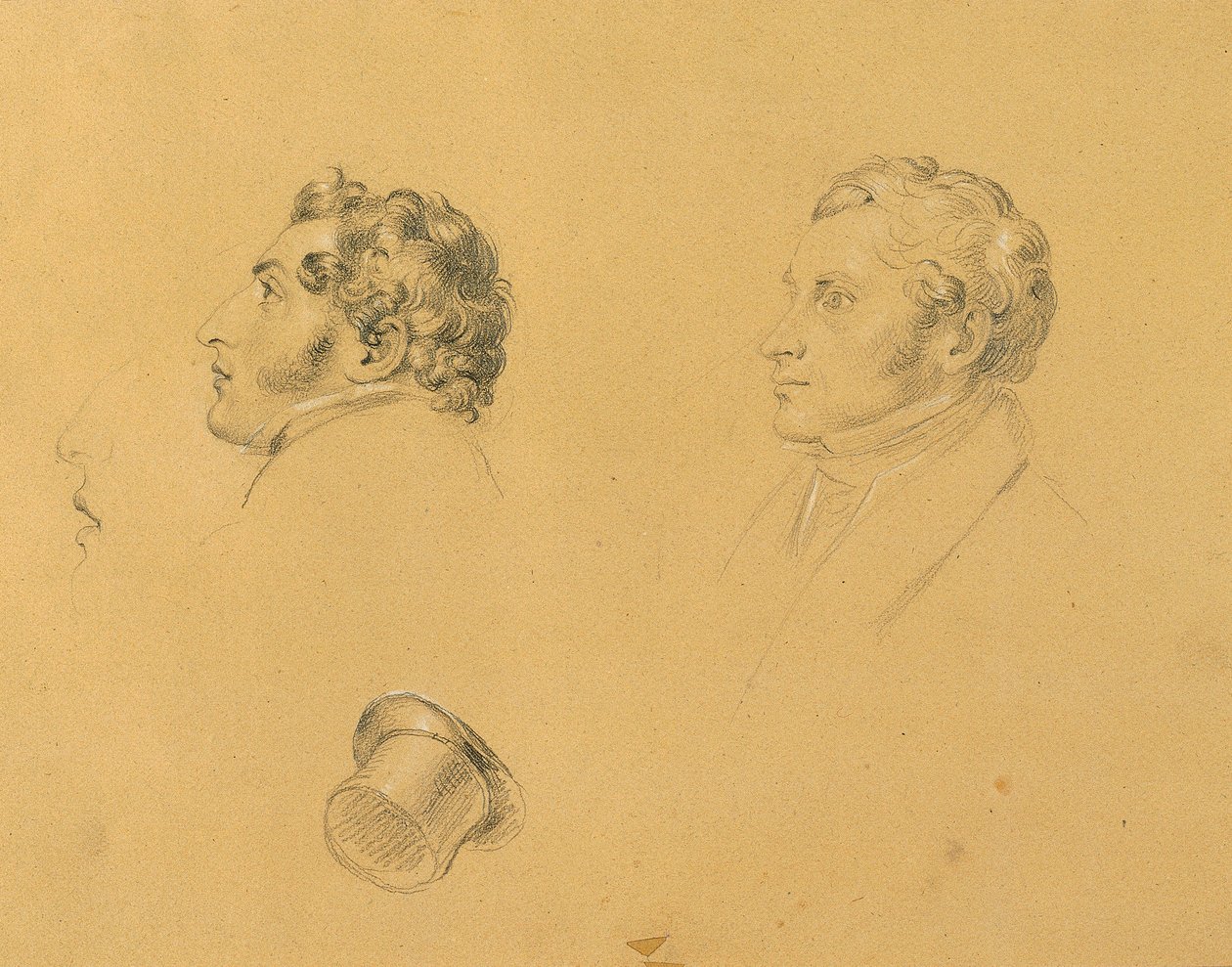 "Paris Barışından Sonra Giriş" konulu çalışma by Johann Peter Krafft