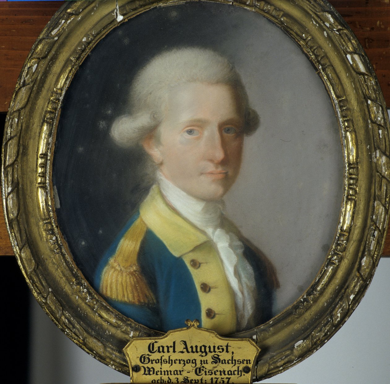Carl August, Saxe-Weimar-Eisenach Büyük Dükü, 1780 by Johann Philipp Bach