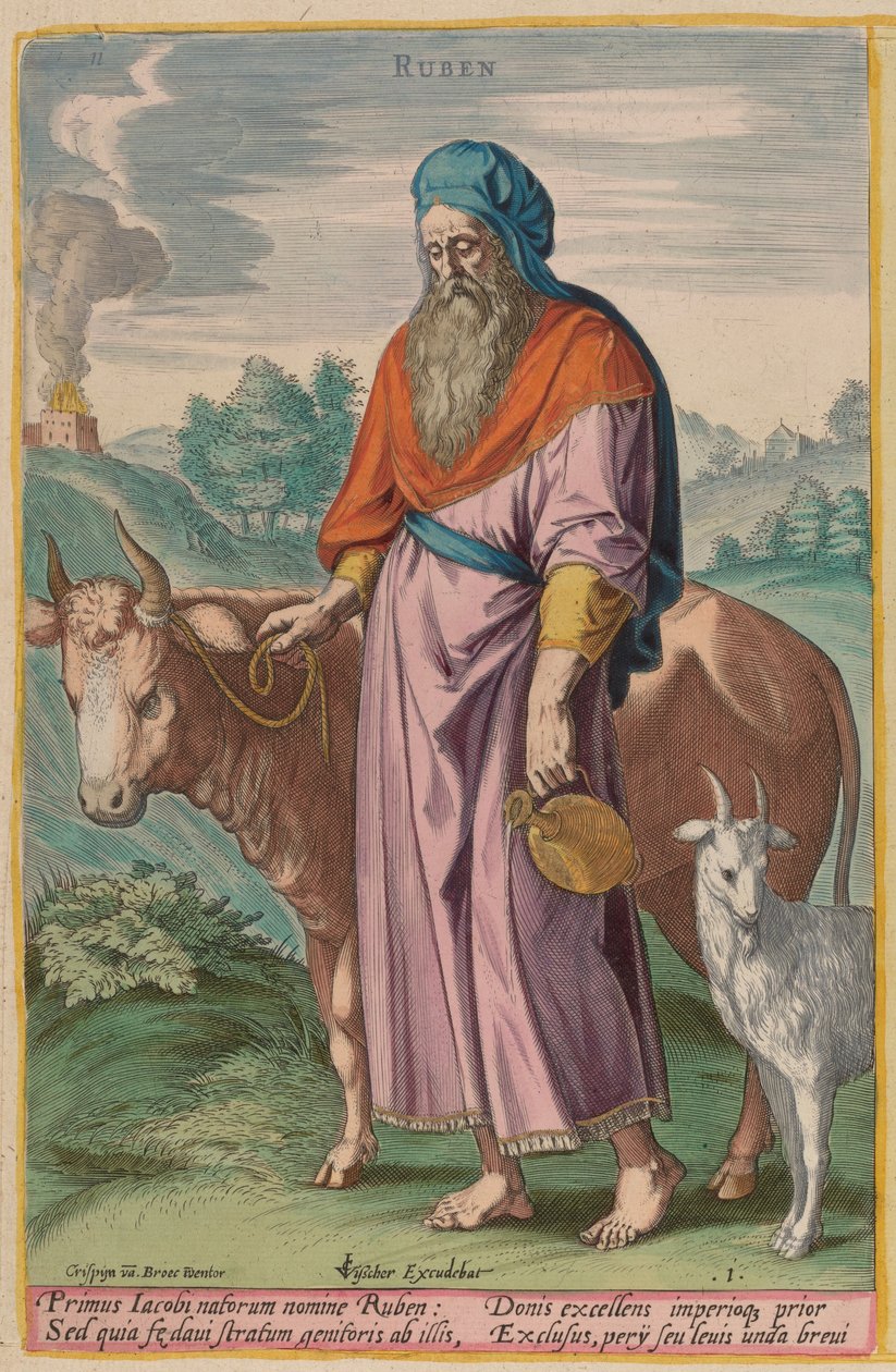 Ruben, c. 1585. by Johann Sadeler I