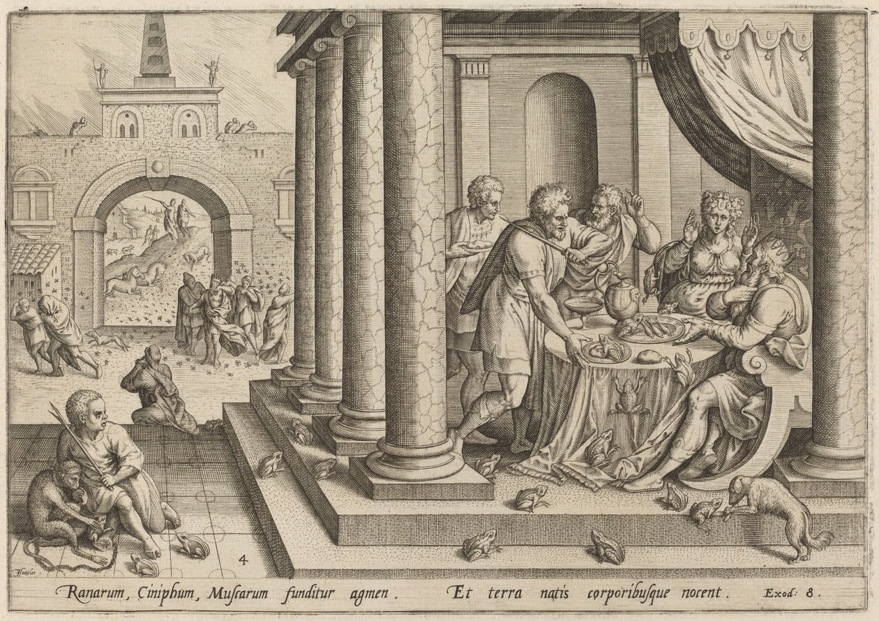 Kurbağaların Vebası, 1585. by Johann Sadeler I