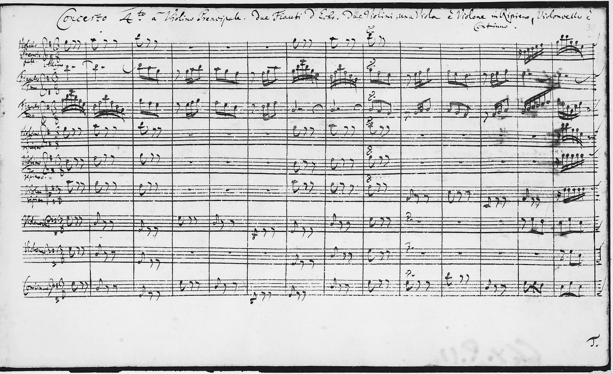 Johann Sebastian Bach'ın (1685-1750) Brandenburg Konçertosu Notaları (BWV 1046-1081) by Johann Sebastian Bach