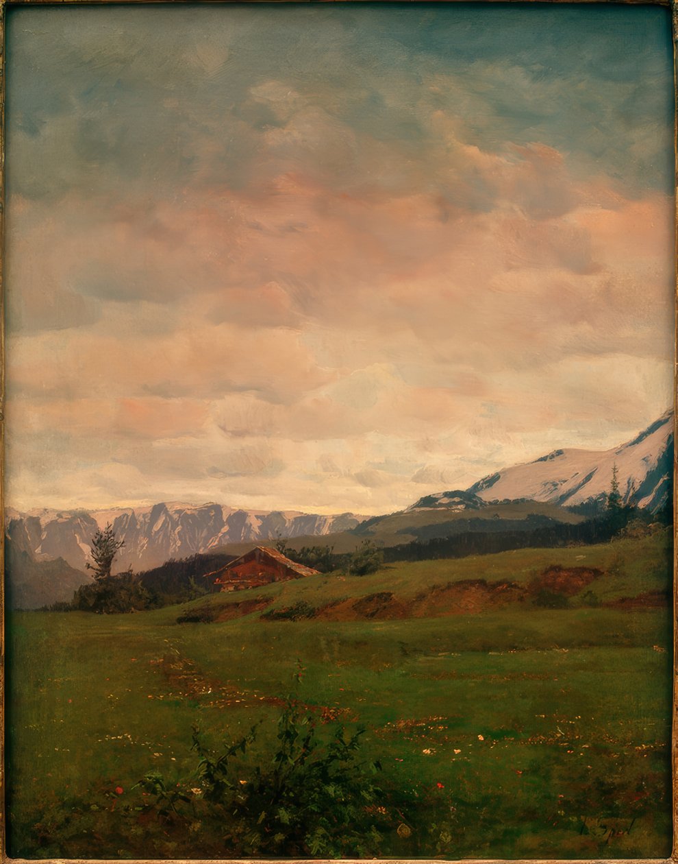 dağlarda bahar by Johann Sperl