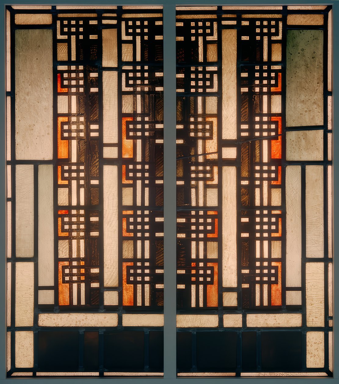 Rasterstreifen Turuncu by Johan Thorn Prikker