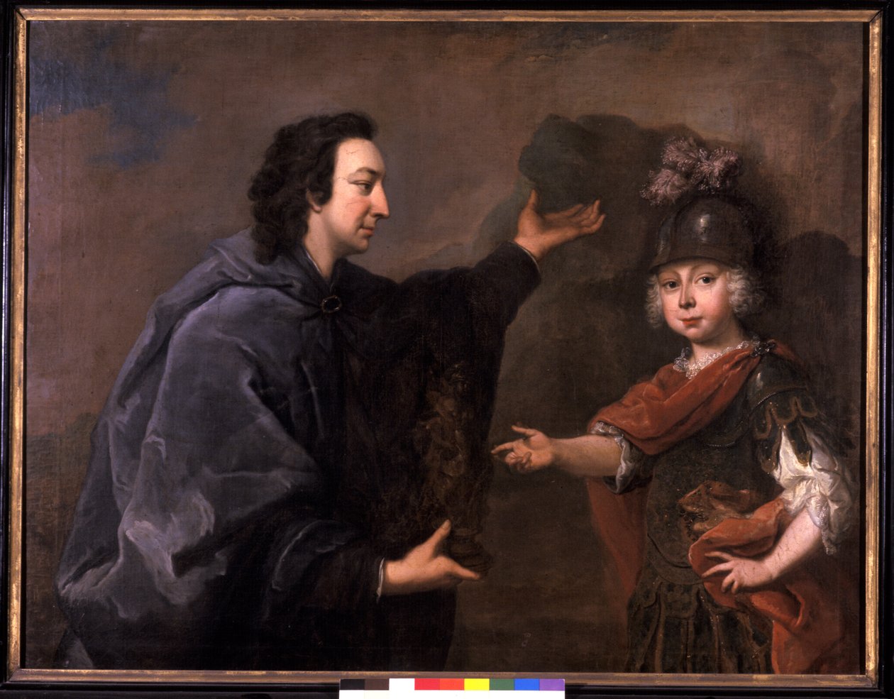 Kalıtsal Prens Friedrich III ve öğretmeni Thun Kontu Ulrich by Johann Valentin Tischbein