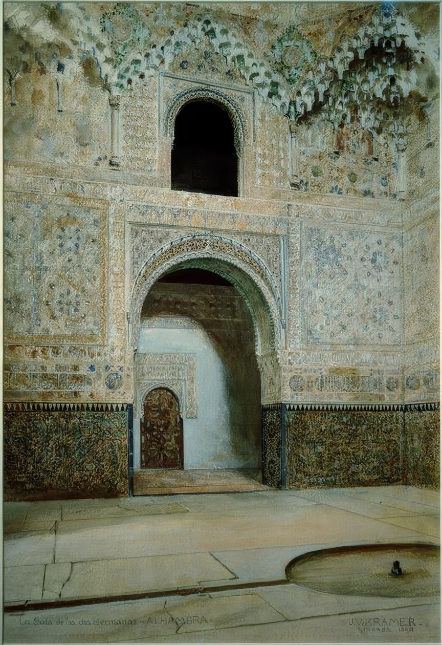 iki kız kardeşin salonu by Johann Viktor Krämer