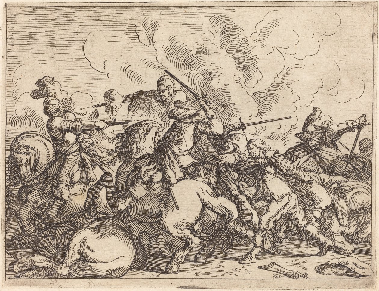 Çeşitli savaşların kaprisleri, 1635. by Johann Wilhelm Baur