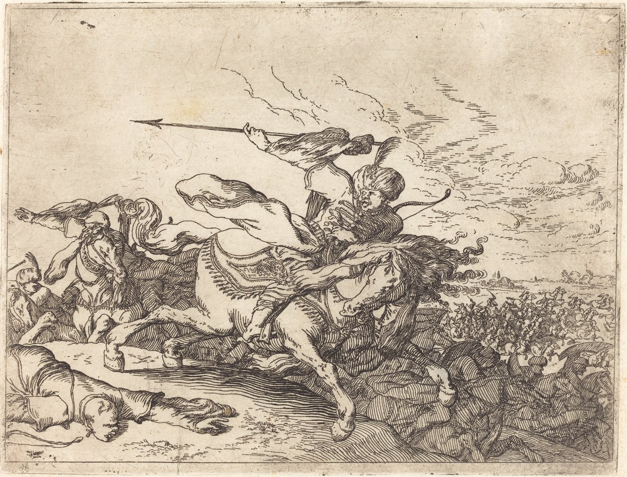 Çeşitli savaşların kaprisleri, 1635. by Johann Wilhelm Baur
