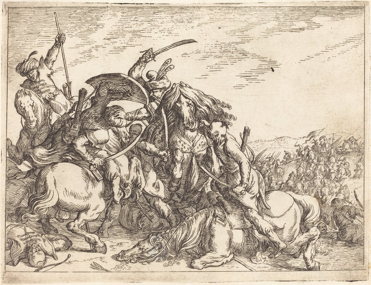Çeşitli savaşların kaprisleri, 1635. by Johann Wilhelm Baur