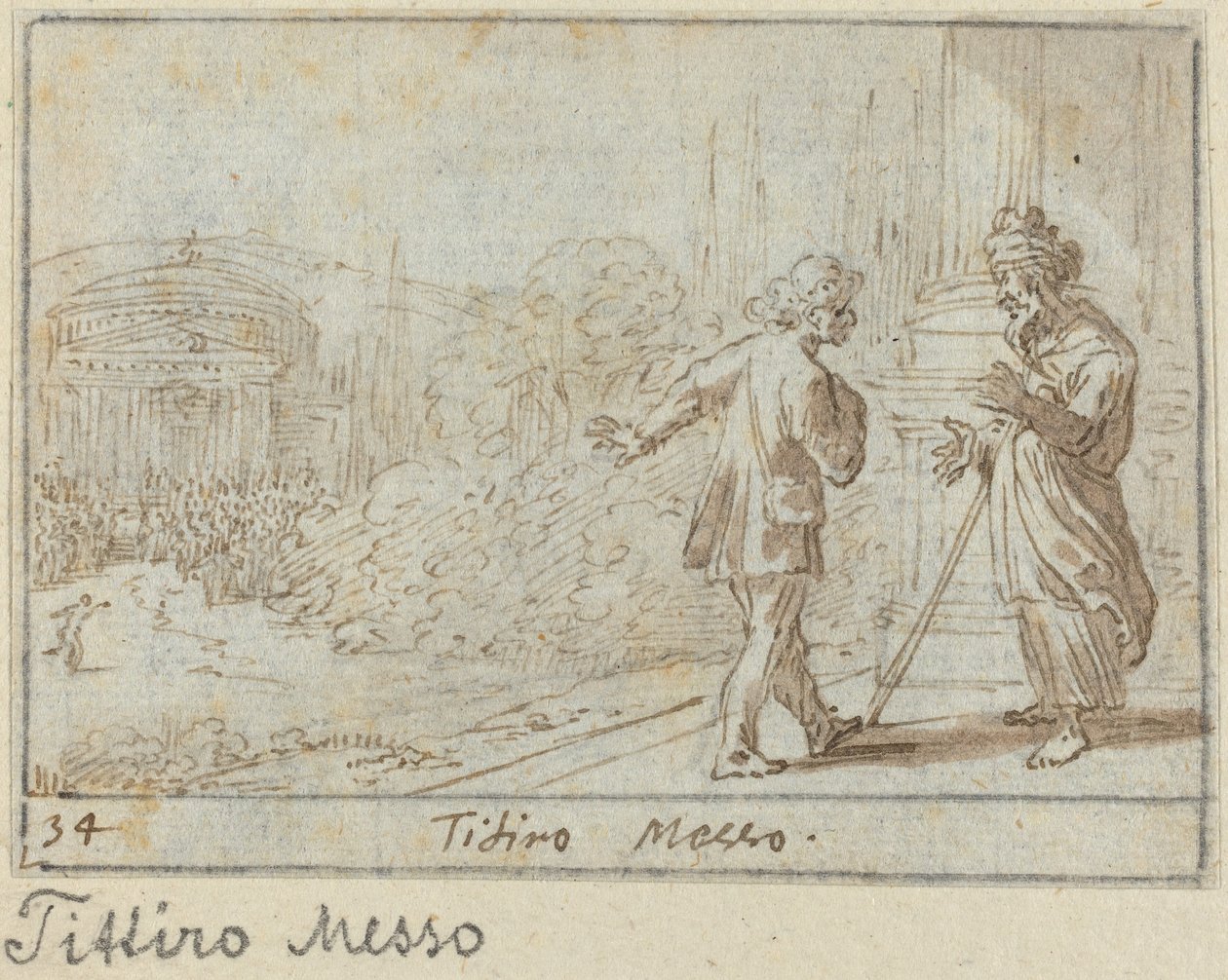 Titiro ve Messo, 1640. by Johann Wilhelm Baur