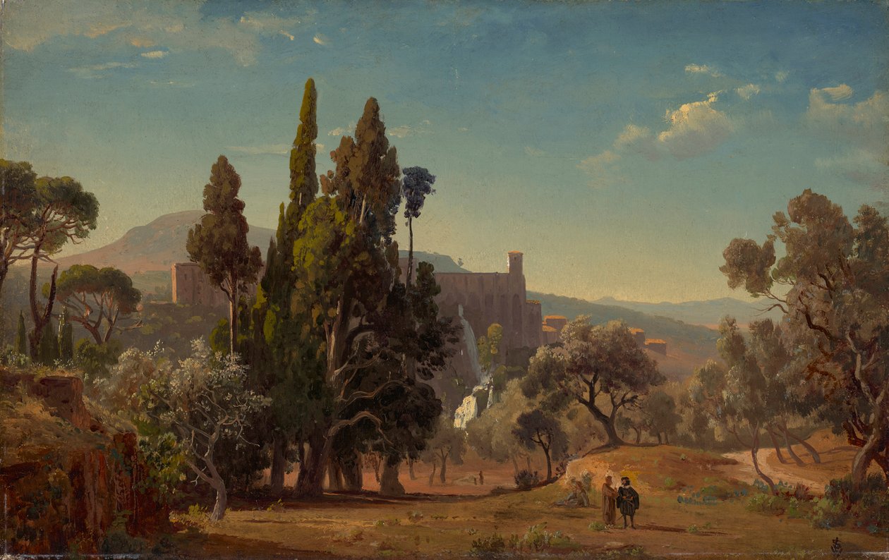 Tivoli'nin görünümü by Johann Wilhelm Schirmer