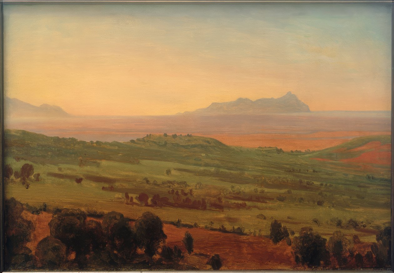 İtalyan manzarası by Johann Wilhelm Schirmer