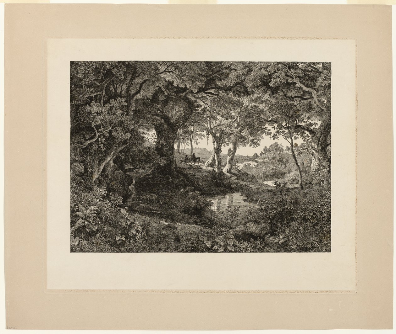 Büyük İtalyan Manzarası by Johann Wilhelm Schirmer