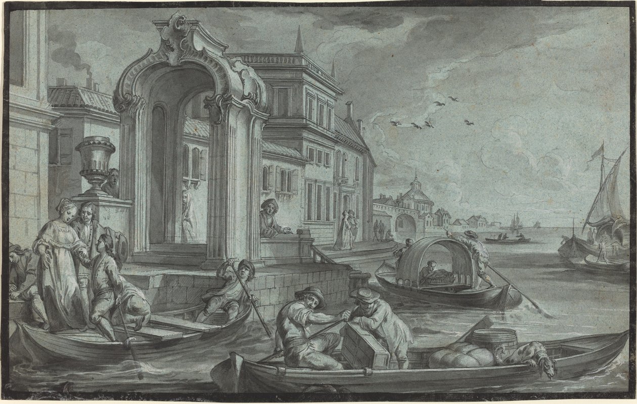 Süs Kemerli Venedik Fantezi by Johann Wolfgang Baumgartner