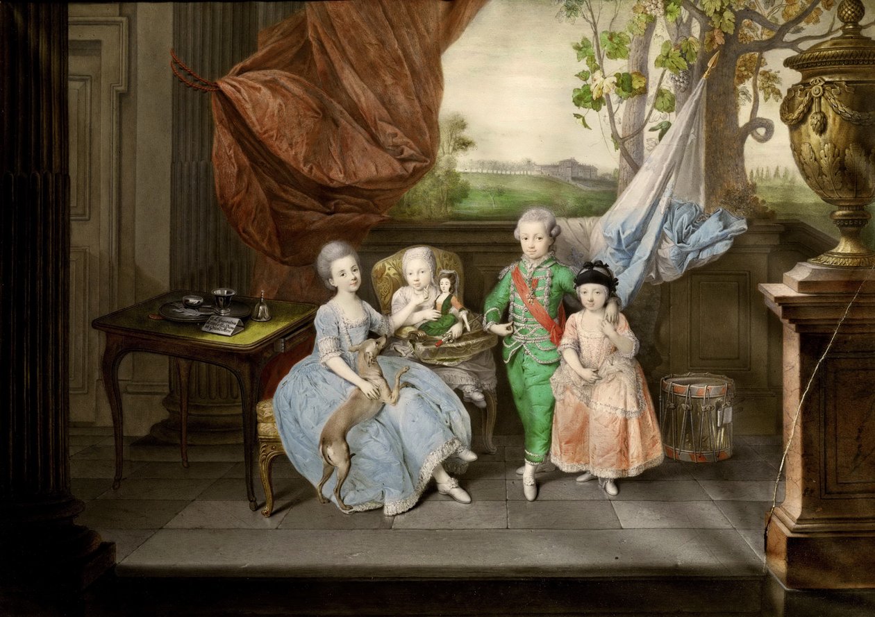 Parma Louis, Carolina, Maria Antonia ve Carlotta