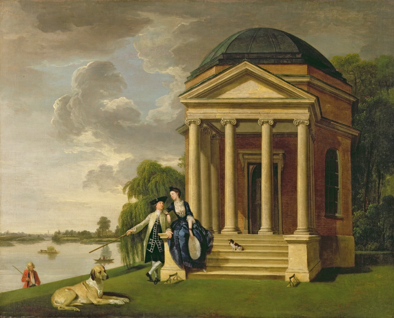 David Garrick (1717-79) ve Karısı Hampton
