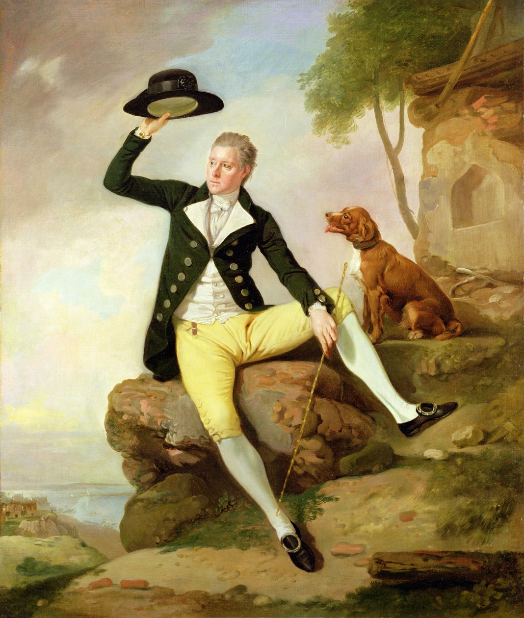 Patrick Heatly, c.1783-87 (tuval üzerine yağlı boya) by Johann Zoffany