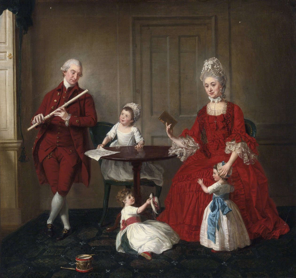 Rokoko : Johann Zoffany (Zauffelij) (1733-1810) par. 1660-1670, Tuval üzerine yağlı boya, 75x80,3. Özel koleksiyon by Johann Zoffany