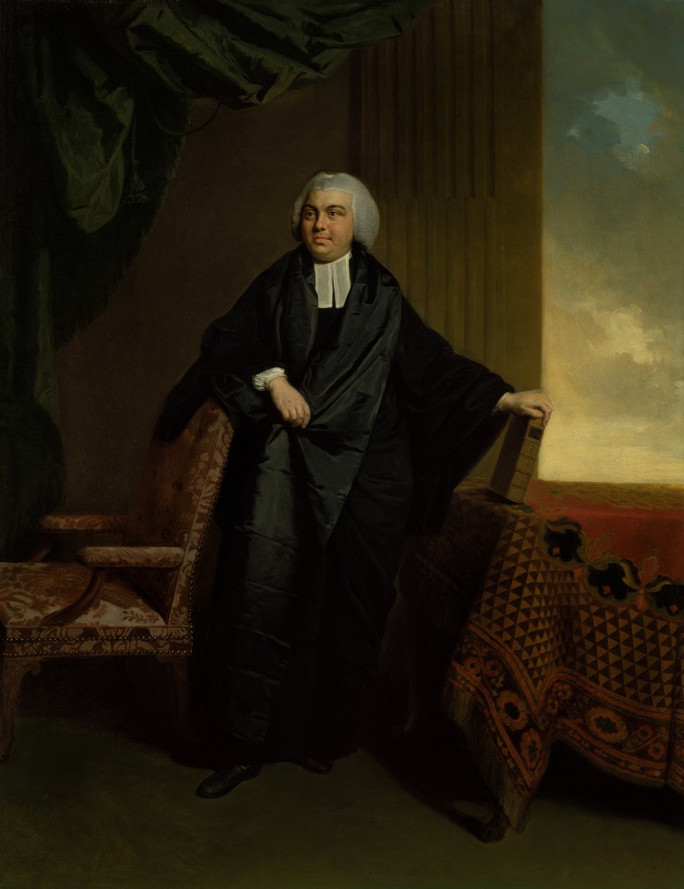 Muhterem Philip Cocks (1736-97) (tuval üzerine yağlı boya) by Johann Zoffany
