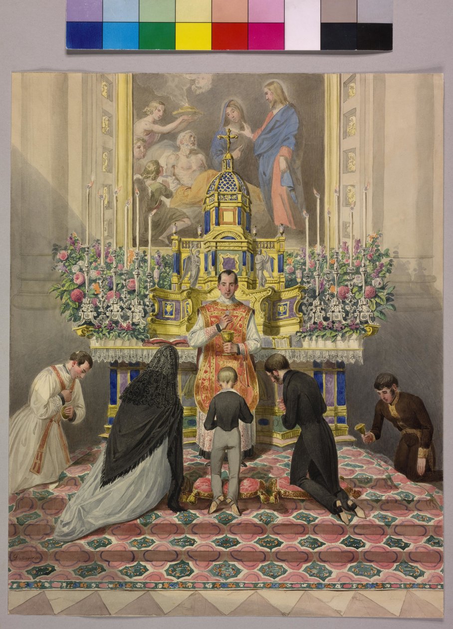 İlk komünyon imparator Franz Joseph I by Johann the Yngr. Dallinger von Dalling