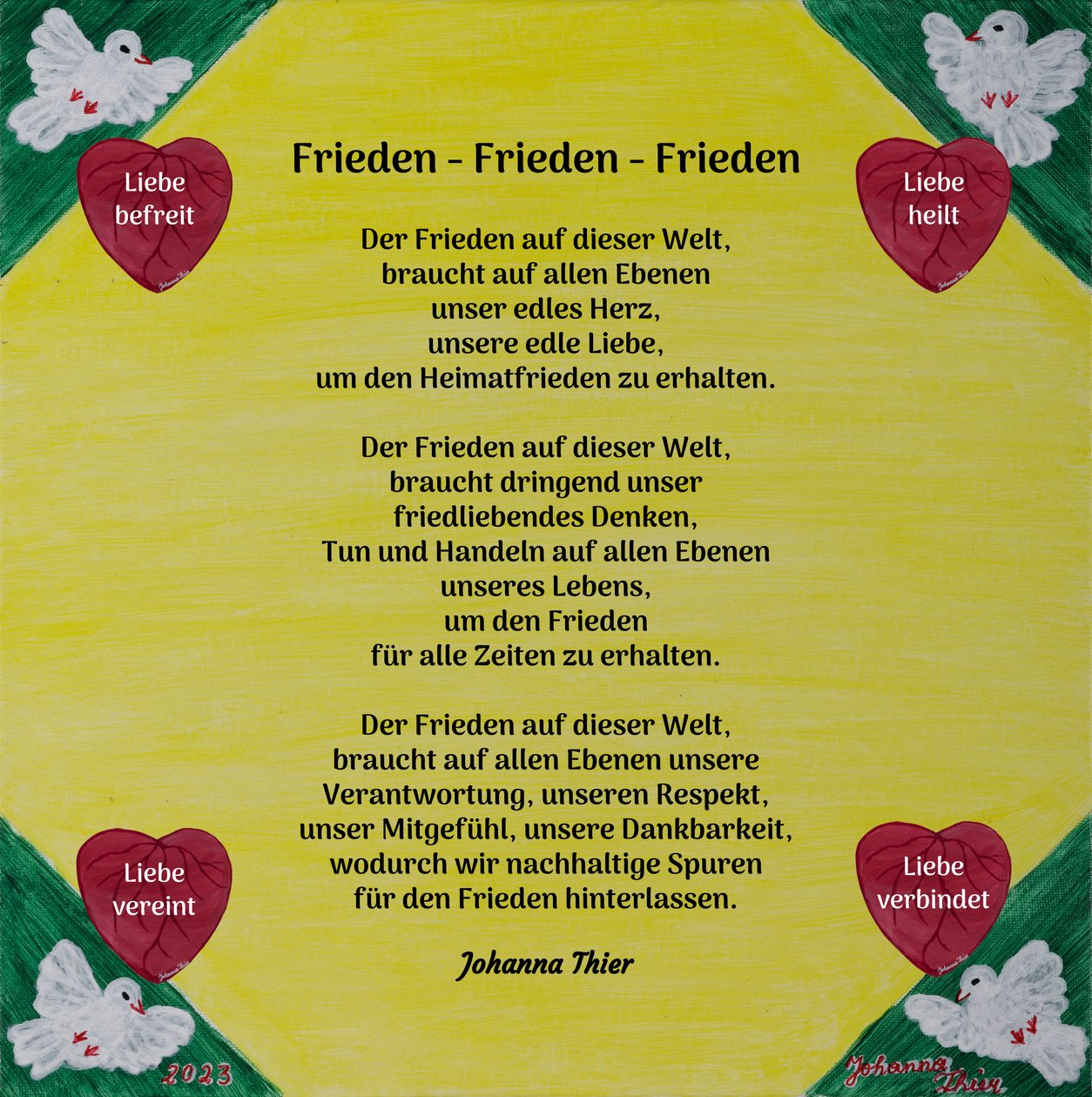 Rosentaler Friedensspur by Johanna Thier