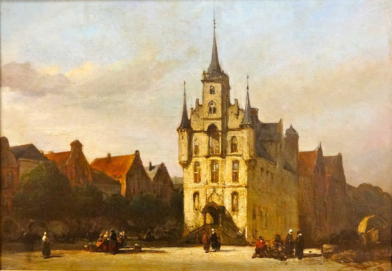 Gouda Pazarı by Johannes Bosboom
