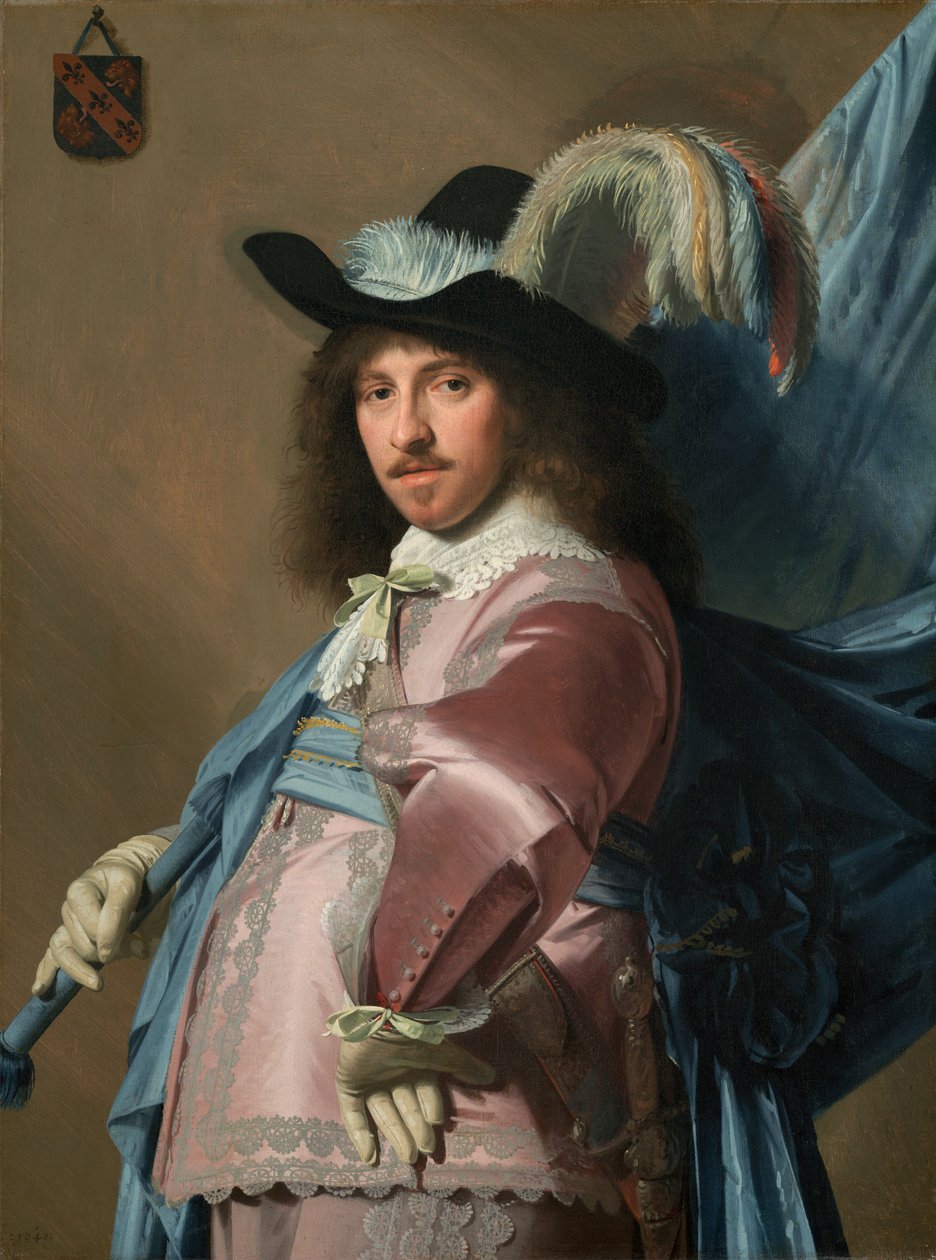 Standart Taşıyıcı Olarak Andries Stilte by Johannes Cornelisz. Verspronck