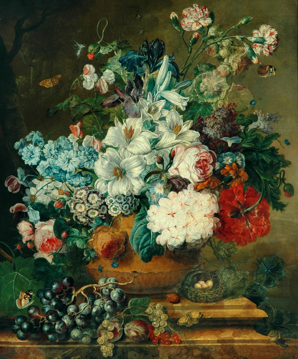 Çiçeklik, 1806 by Johannes Lindhorst