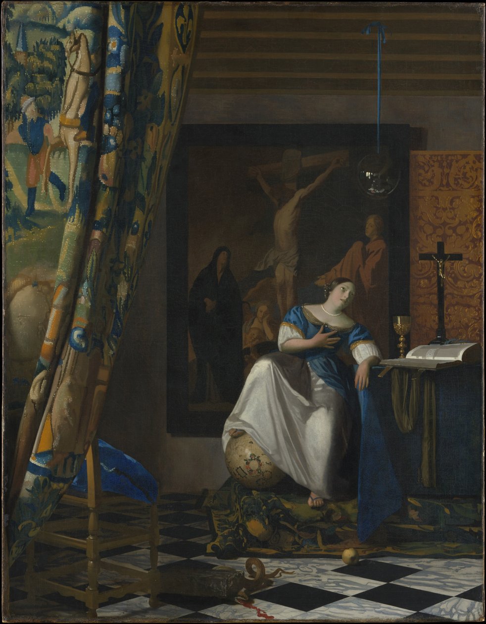 Katolik İnancının Alegorisi by Jan Vermeer van Delft
