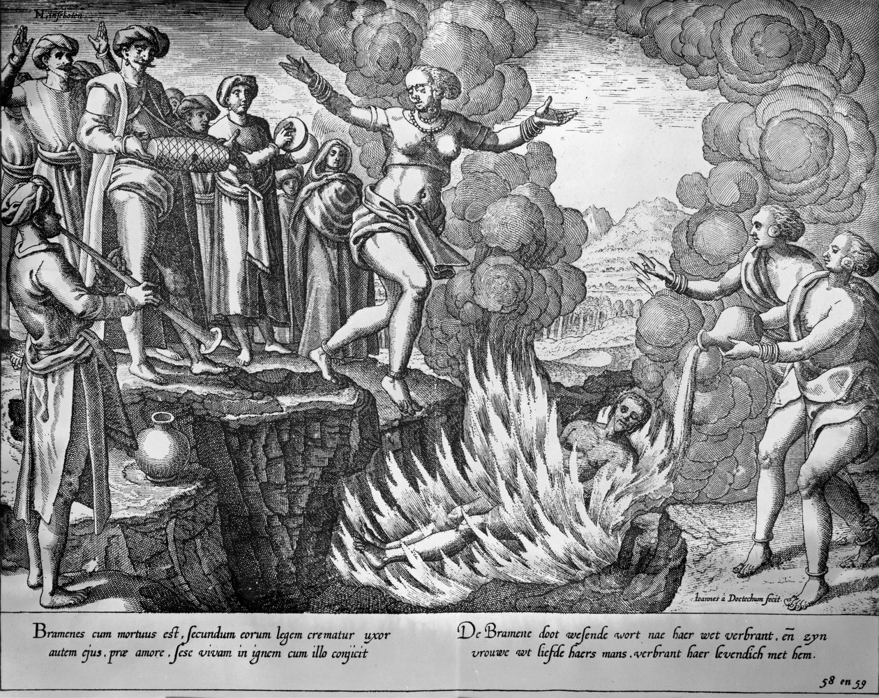 sati by Johannes Baptista van the Younger Doetechum