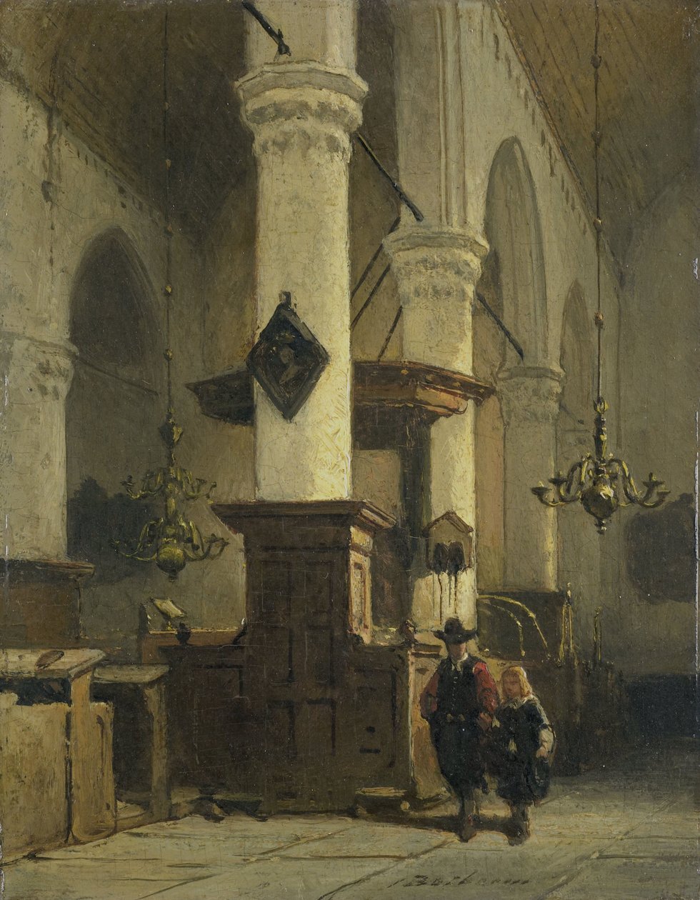 Kilise İç by Johannes Bosboom