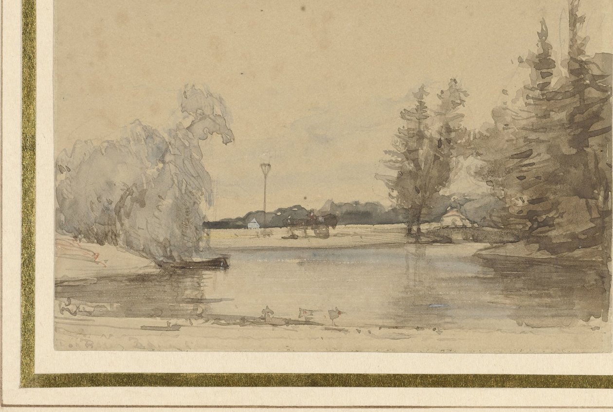 Huis te Leede (?) by Johannes Bosboom