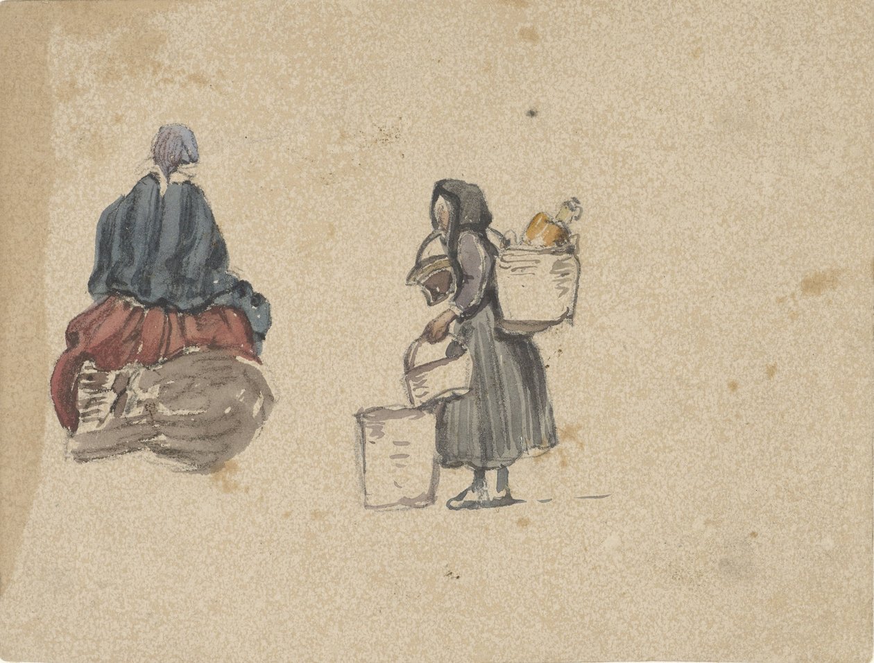 Balıkçı kadınlarla ilgili iki araştırma by Johannes Bosboom