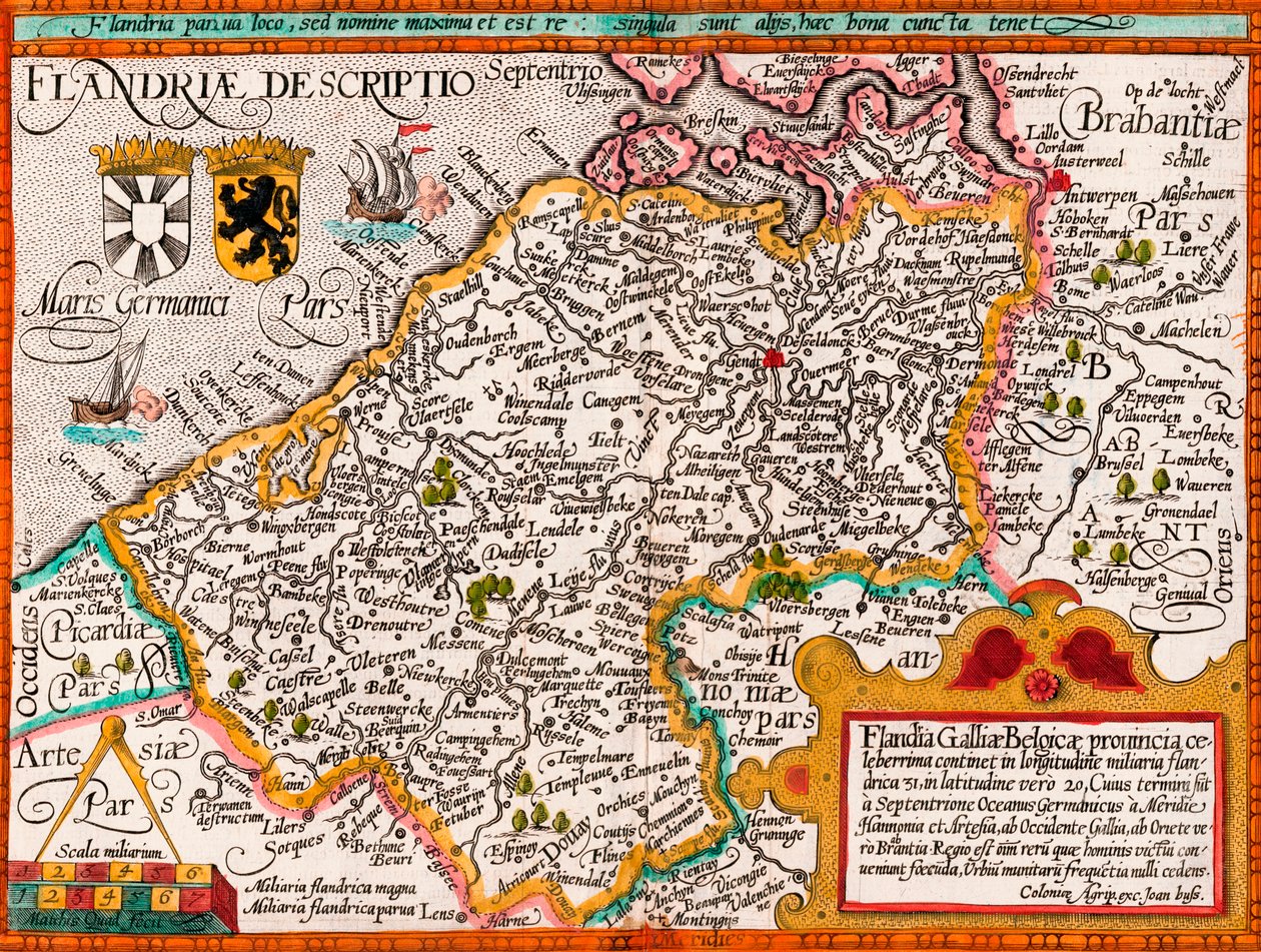Flanders Haritası, haritacı Matthias Quad