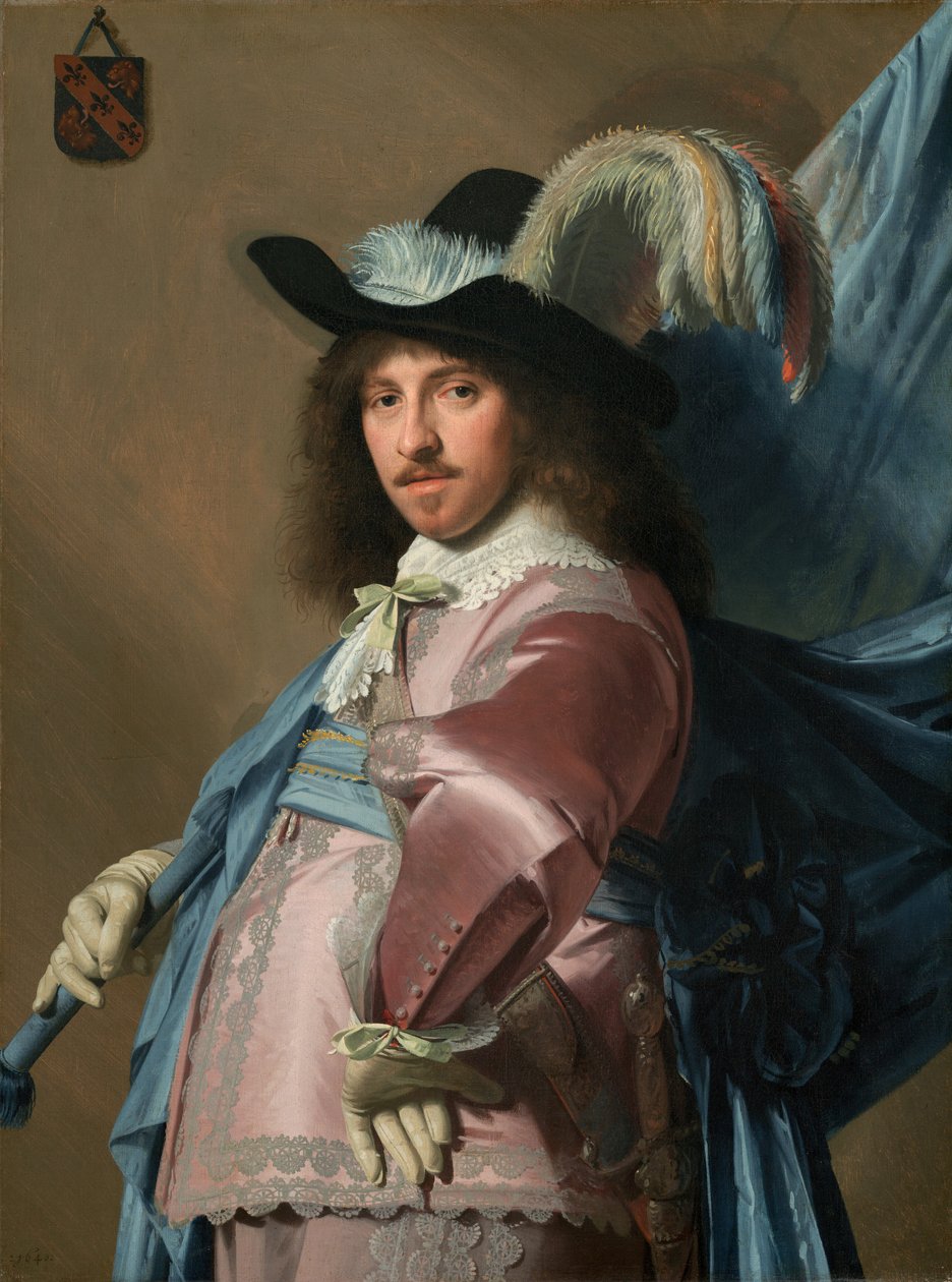 Standart Taşıyıcı Olarak Andries Stilte by Johannes Cornelisz Verspronck