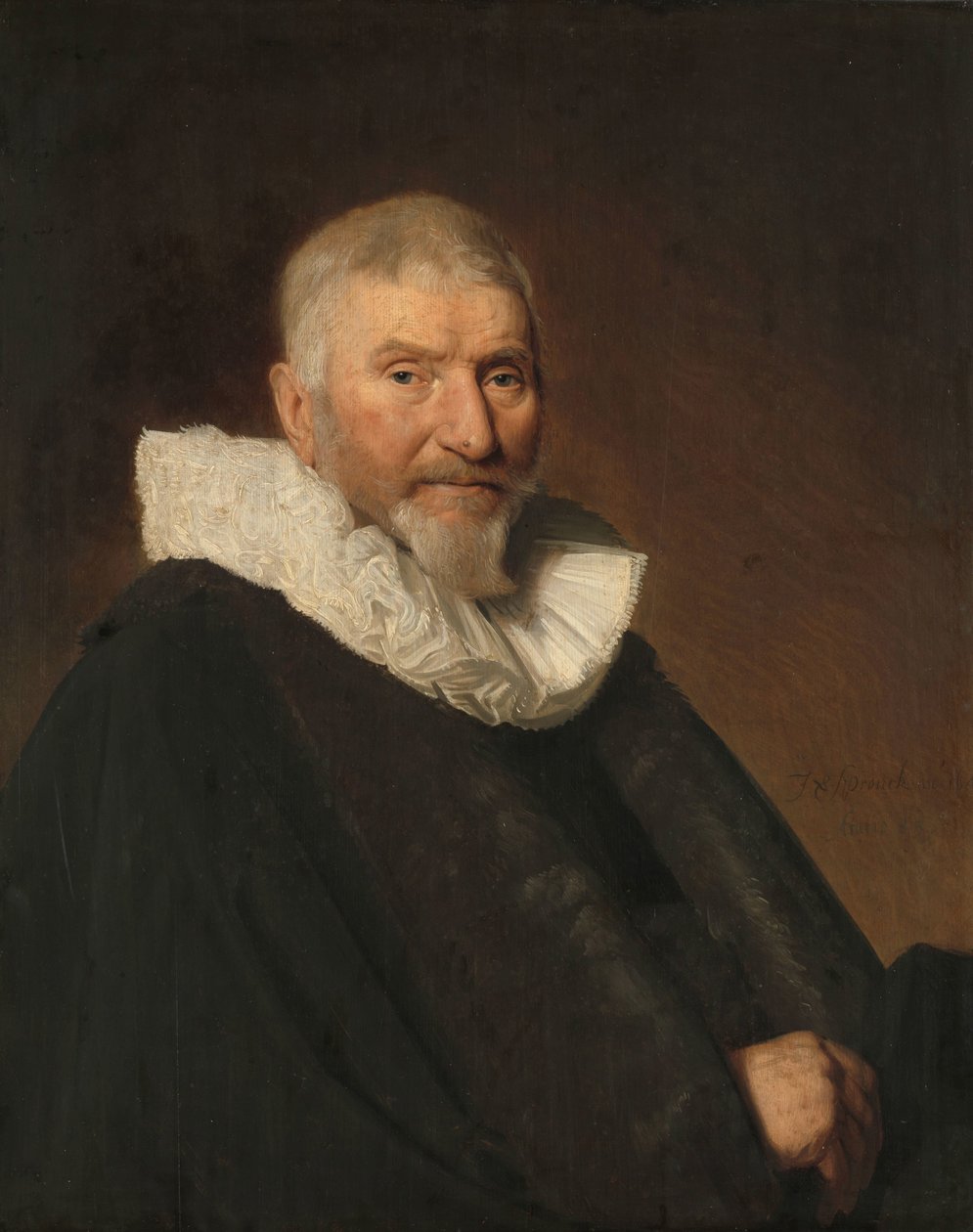 Johan van Schoterbosch (c. 1564-1654). Haarlem Meclis Üyesi ve Alderman by Johannes Cornelisz. Verspronck
