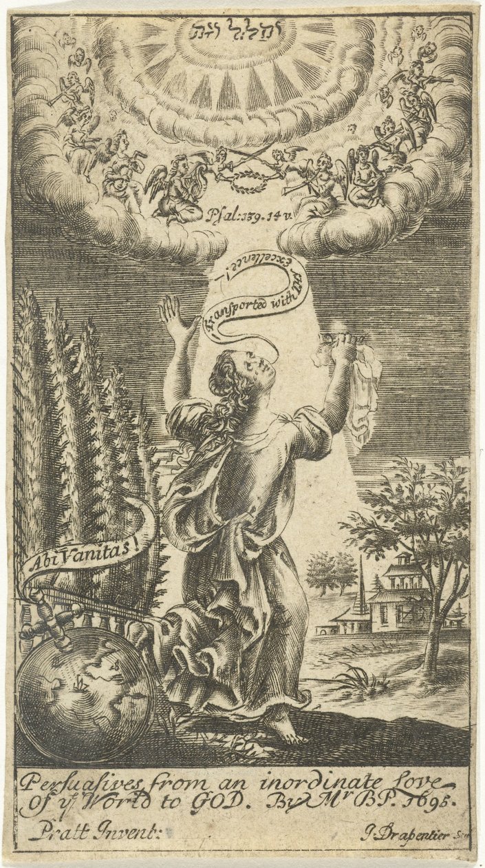 Kadın cennete alınır by Johannes Drappentier (voor 1669 na 1713)