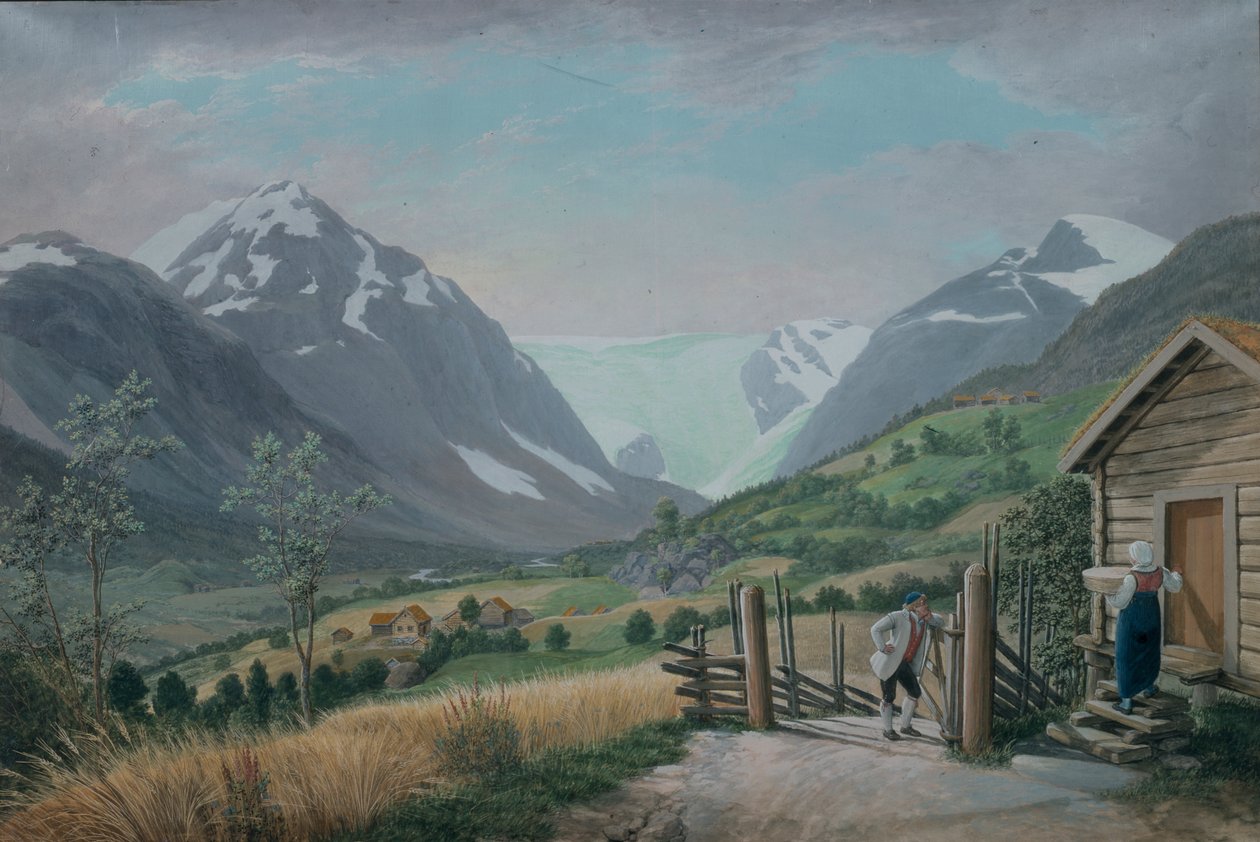 Boeyum buzulu, Krondalen by Johannes Flintoe