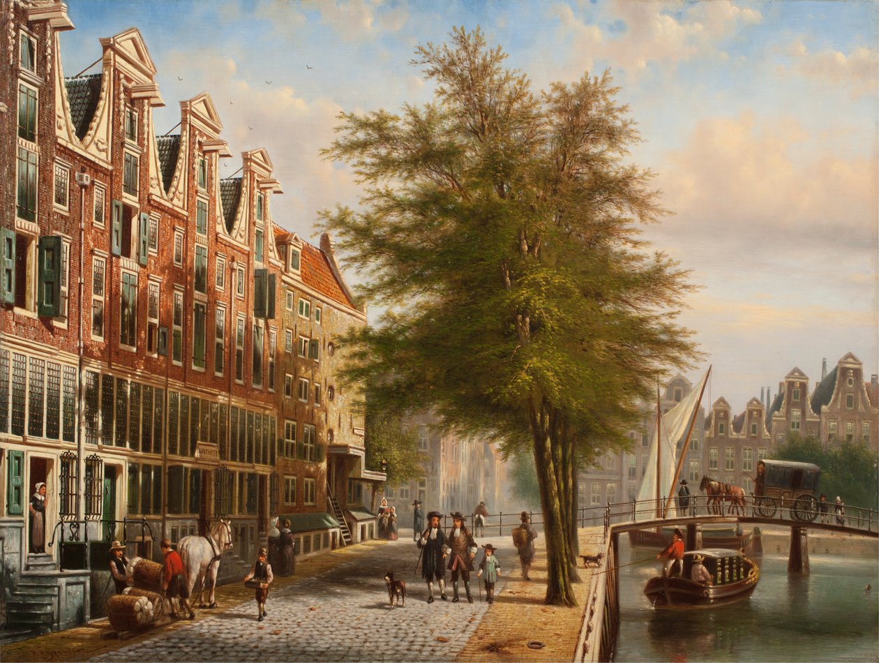 Leidsegracht ve Herengracht, Amsterdam